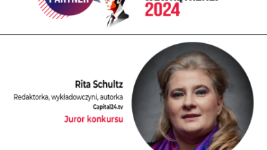 Wizytówka z wizerunkiem kobiety i napisem konkurrs.